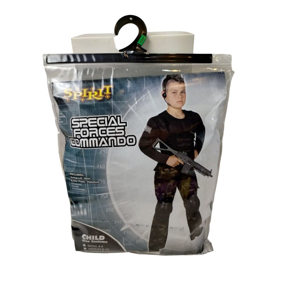 Spirit Boys Large Special Forces Commando Child Halloween 3 Piece Costume Set